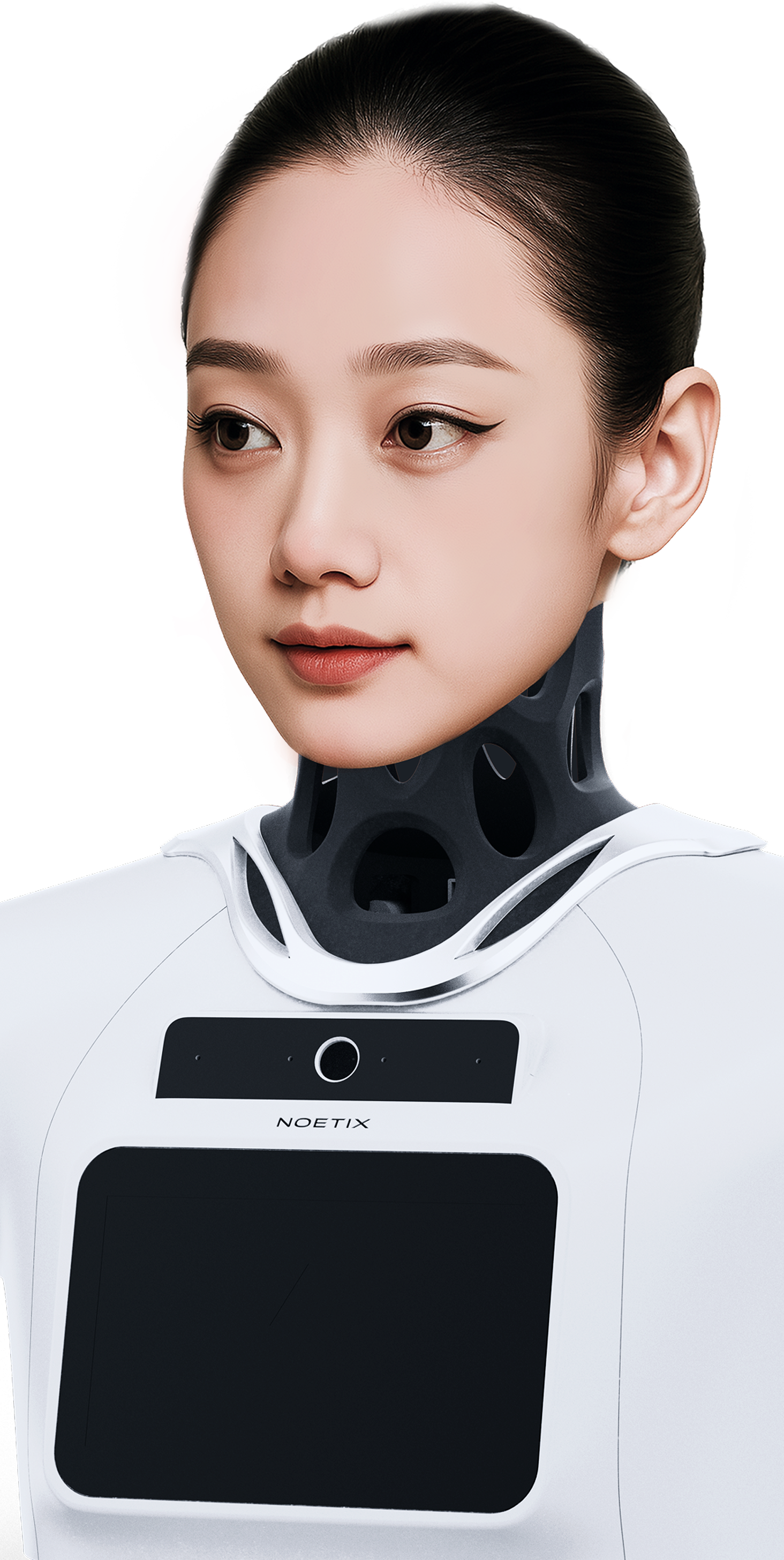 Official front product image of the Xiaonuo bionic humanoid robot